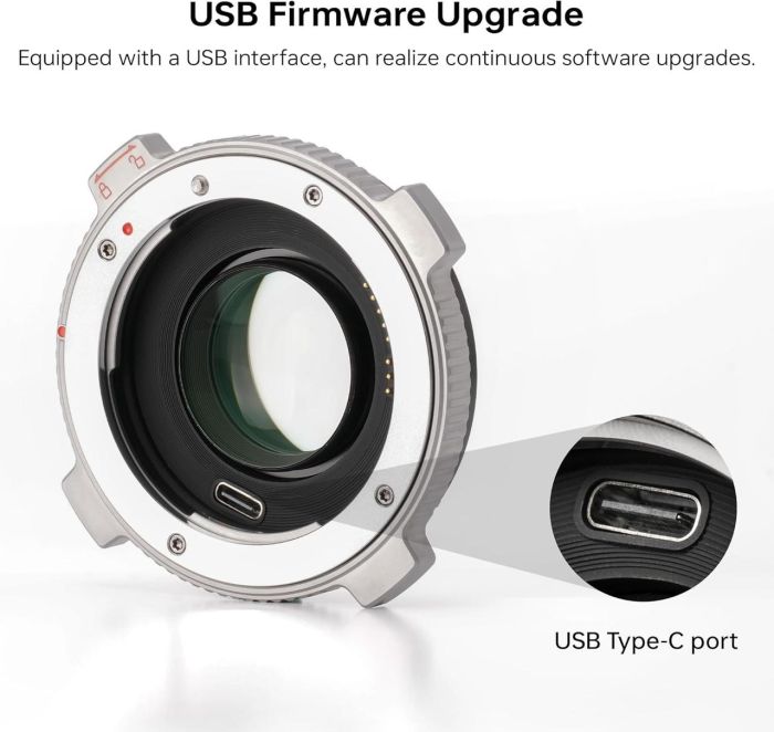 Адаптер Viltrox EF-M2 PRO Speed Booster для Canon EF на байонет Micro 4/3 (Panasonic, Olympus, Blackmagic)