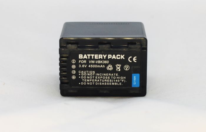 Акумулятор VW-VBK360 (аналог VW-VBL360, VW-VBL090, VW-VBK180, VW-VBK180GK) - аналог Panasonic на 4500 ма