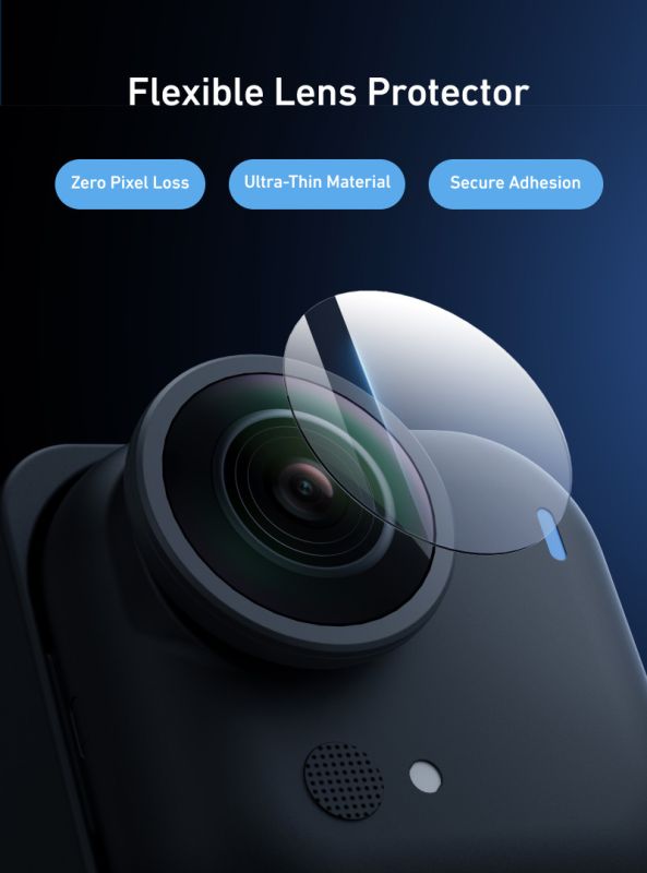 Комплект скла — скло захисне для Insta360 Go Ultra Telesin S6-FLM-24-TIS