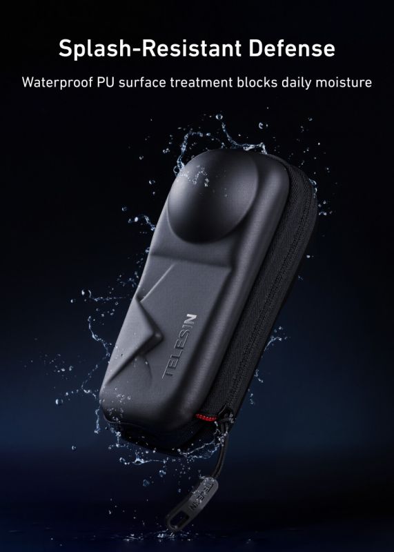 Кейс, футляр, чохол для камери Insta360 X5, Insta360 X4 TELESIN (S6-PRC-19-TIS)