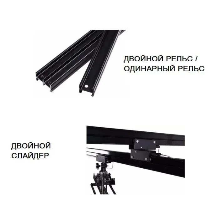 Підвісна рейкова система Visico CT-04 для фотостудії (у комплекті: пантограф Visico CT-01 — 4 шт., напрямні 4 шт. по 3 м)