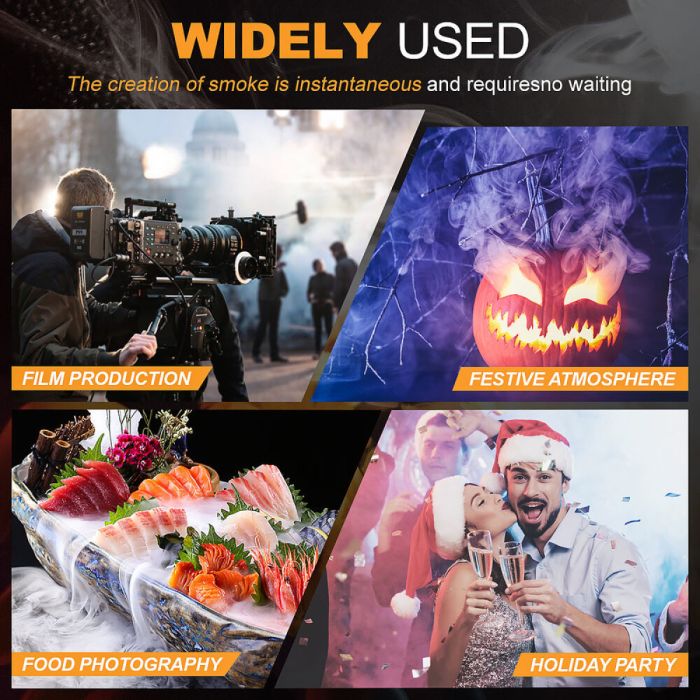 Генератор диму — Lensgo Smoke GO — портативний дим-машина для фото- та відеознімання