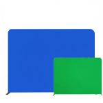 Установлення, система фону — двобічного — зелений (хромокей) — синій 1.5 х 2.0 — П-подібна розбірна система — швидкомонтована