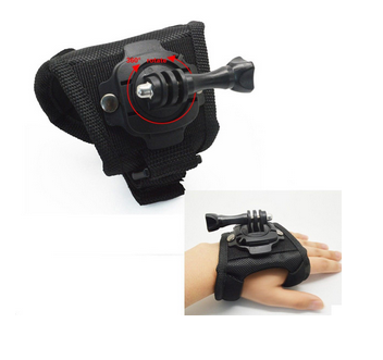 Кріплення на кисть руки (типу рукавичка) для екшн камер Xiaomi, SJCam, GoPRO (код № XTGP134L)