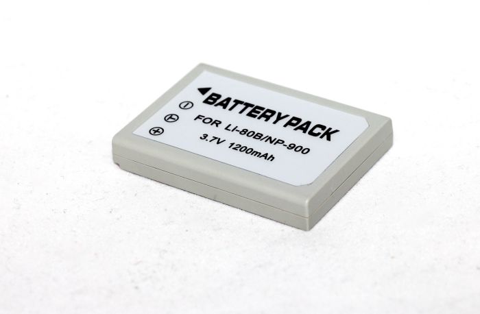 Акумулятор Li-80B (NP-900) для фотоапаратів OLYMPUS T-100, T-110, X-36 - аналог 1200 ма