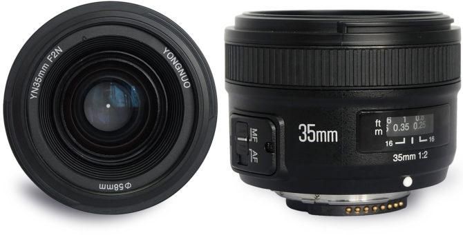 Об'єктив YONGNUO YN35MM 35 mm F/2.0N для Nikon