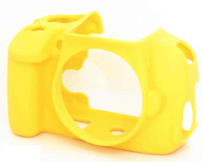Захисний силіконовий чохол для фотоапаратів Canon EOS 600D, 650D, 700D - жовтий