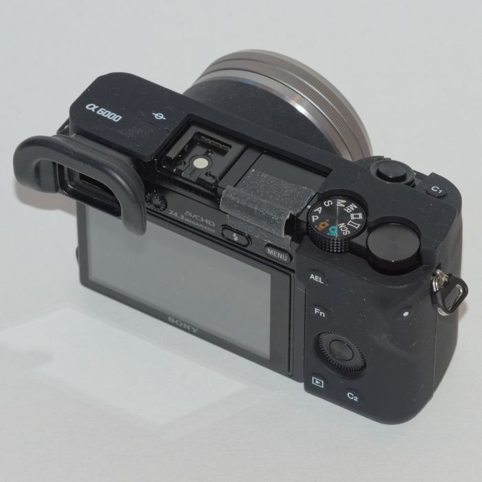 Захисний силіконовий чохол для фотоапаратів SONY A6000 - чорний