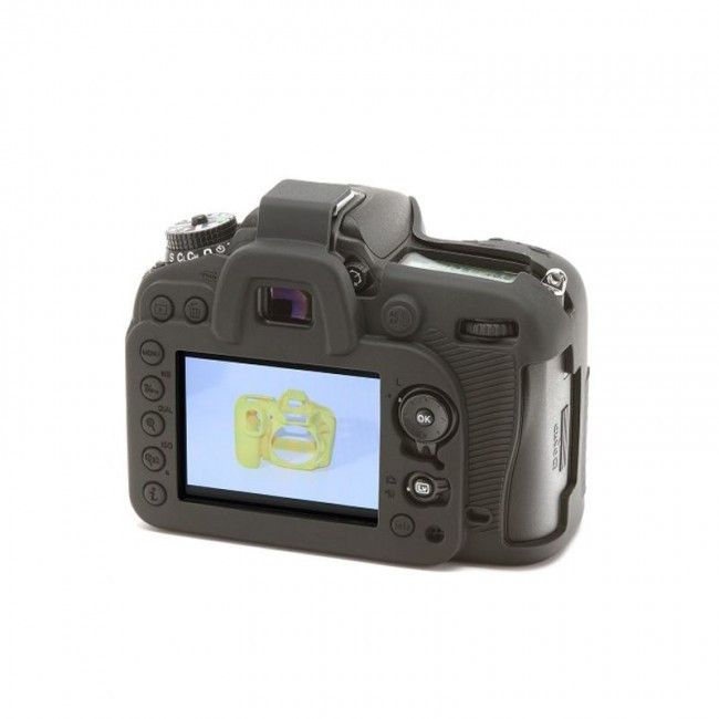 Захисний силіконовий чохол для фотоапаратів Nikon D7100, D7200 - чорний
