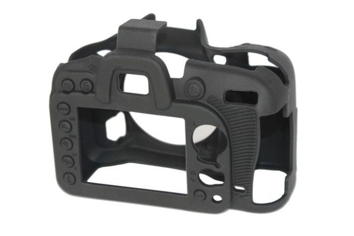 Захисний силіконовий чохол для фотоапаратів Nikon D7100, D7200 - чорний