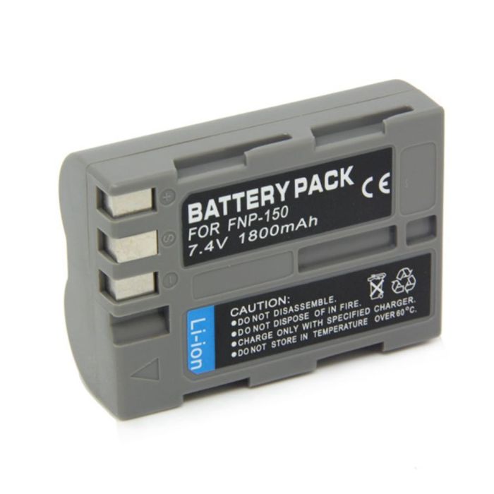 Акумулятор NP-150 (FNP-150) для камер FujiFilm - аналог на 1800 ма