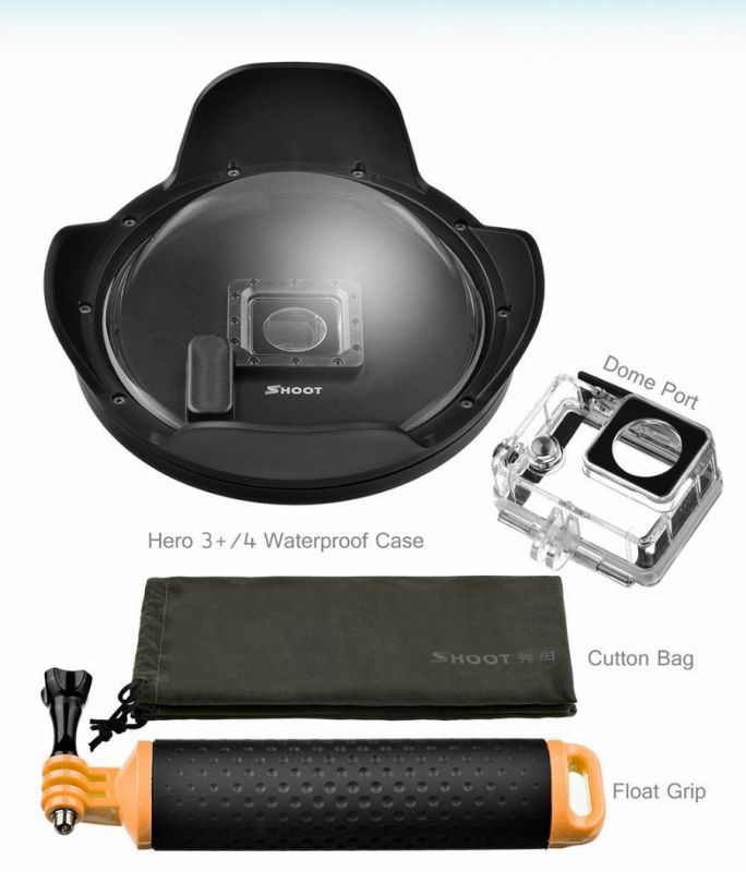 Підводний бокс DOME PORT від SHOOT для камер GoPro Hero 3, 4 - (20 см) v. 2 (код № XTGP320)
