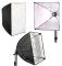 Софтбокс, розсіювач, дифузор (Softbox) 40 х 40 см для постійного флуоресцентного світла – з патроном E27