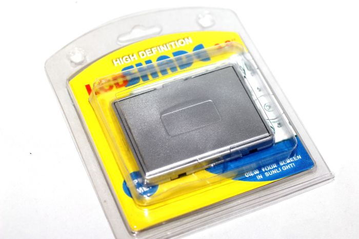 Захист екрану 3" LCD камери з козирком та шторками - срібло (код LC7593)