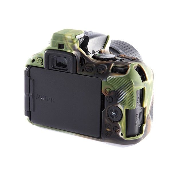 Захисний силіконовий чохол для фотоапаратів Nikon D5500, D5600 - камуфляж