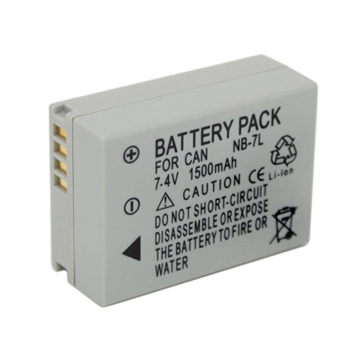 Акумулятор NB-7L - аналог для фотоапаратів CANON PowerShot G10, G11, G12, SX30 IS - 1500 ма