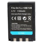 Акумулятор для фотоапаратів OLYMPUS - акумулятор Li-10B (Li-12B, DB-L10) аналог - 1150 ma