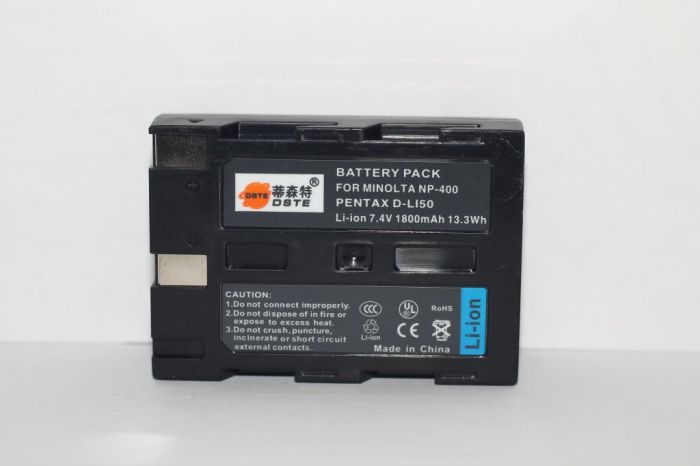 Акумулятор NP-400 (аналог D-LI50) для KONICA MINOLTA - 1800 ma