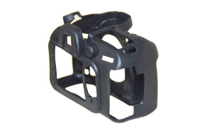 Захисний силіконовий чохол для фотоапаратів Nikon D600, D610 - чорний