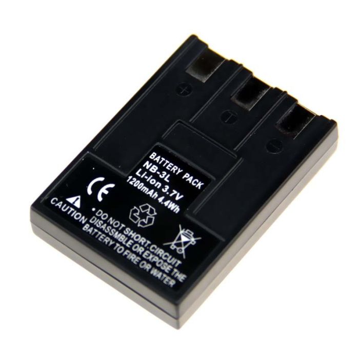 Акумулятор NB-3L для фотоапаратів CANON - аналог на 1200 ма