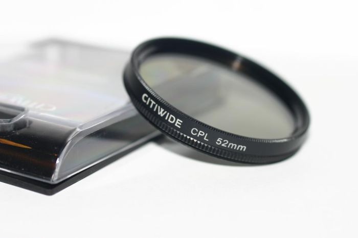 Поляризаційний світлофільтр CITIWIDE 52 мм CPL