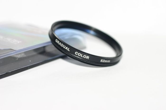 Градієнтний світлофільтр CITIWIDE 62 мм - блакитний (blue)