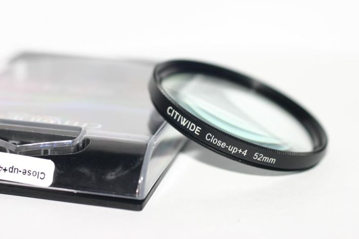 Світлофільтр - макролінза CLOSE UP +4 52mm "CITIWIDE"