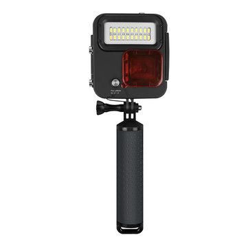 Металевий водонепроникний аквабокс з LED світлом для екшн камер GoPro Hero 4, 5, 6, 7 (код № XTGP435)