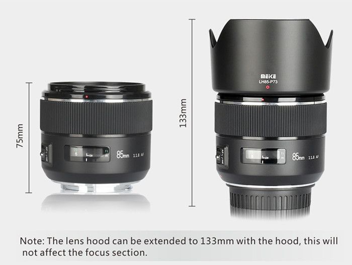 Об'єктив MEIKE MK-85 mm F/1.8 AF (з фокусним 85 мм) для Nikon — автофокусний