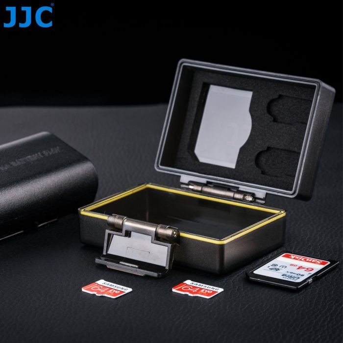 Багатофункціональний, водонепроникний захисний футляр для карт пам'яті та акумулятора JJC BC-UN2