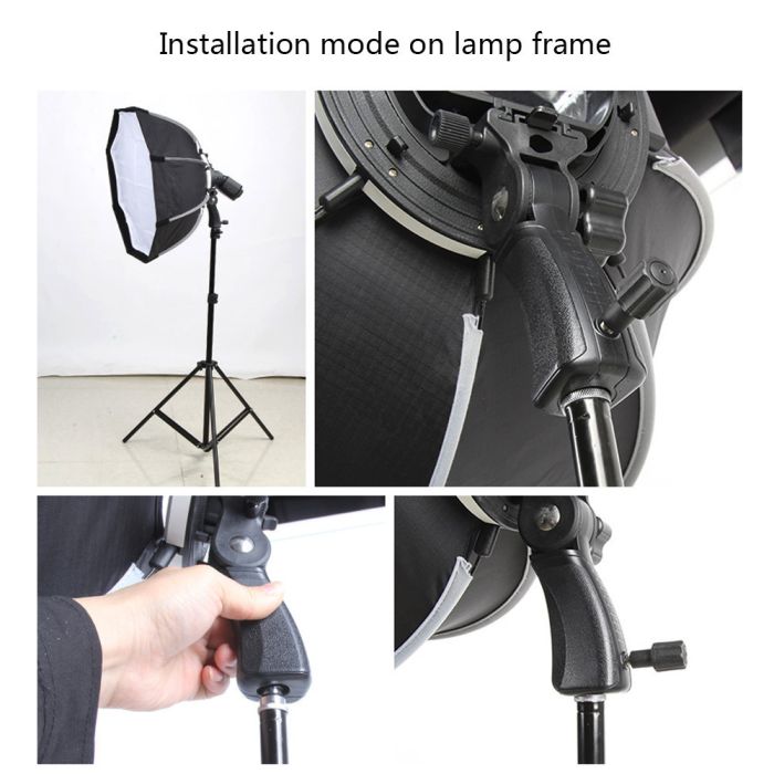 Софтбокс, розсіювач, дифузор, октобокс Triopo — KS65 для накамерного спалаху — 65 см