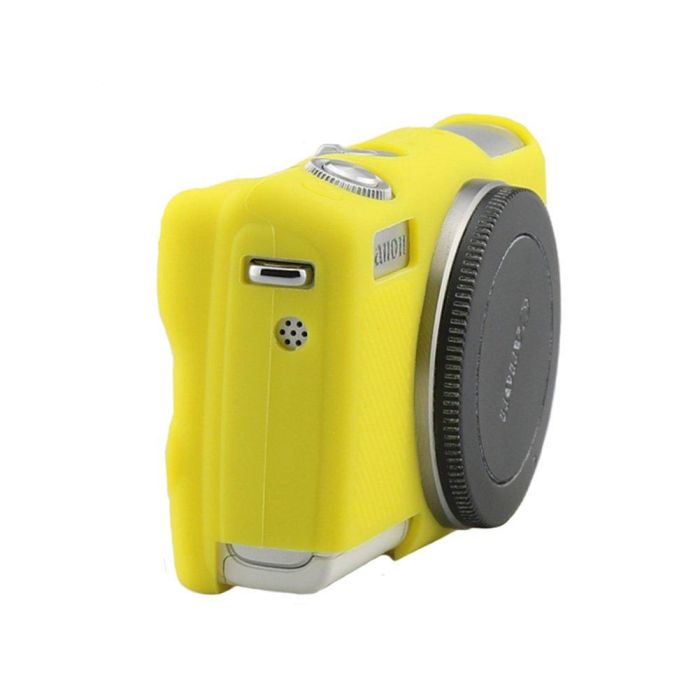 Захисний силіконовий чохол для фотоапаратів CANON EOS M100 – жовтий