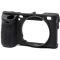 Захисний силіконовий чохол для фотоапаратів SONY A6500 - чорний