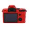 Захисний силіконовий чохол для фотоапаратів SONY A7 III, A7r III, A7s III, A9 - червоний