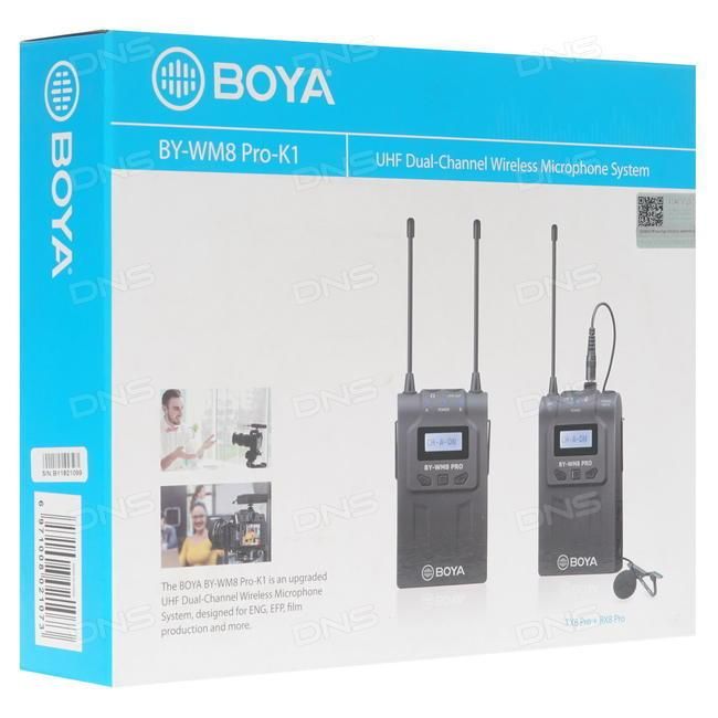 Петличний мікрофон Boya BY-WM8 Pro-K1 - радіомікрофон (бездротова мікрофонна система)