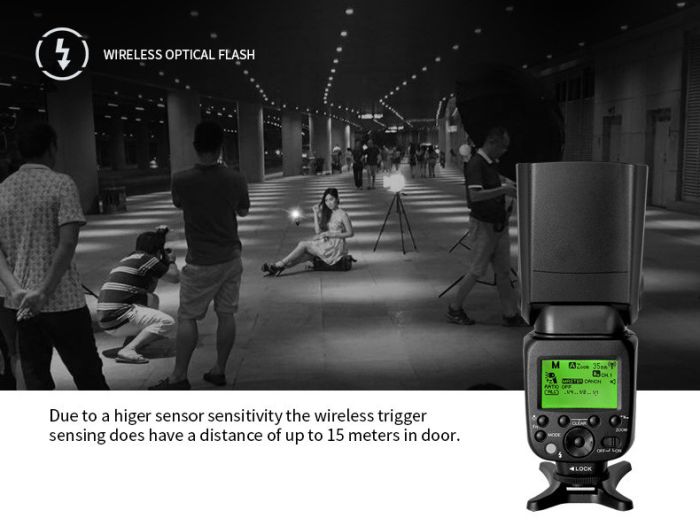 Спалах Triopo TR-982 III з I-TTL і HSS із вбудованим синхронізатором) для камер Nikon