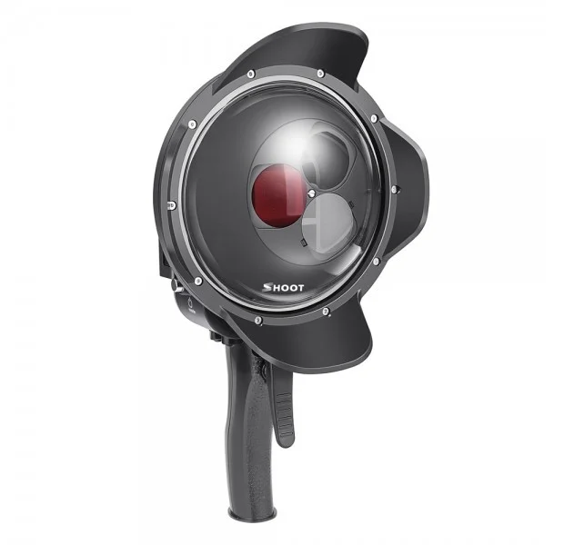 Підводний бокс DOME PORT від SHOOT для камер GoPro Hero 5, 6, 7 з блендою та змінними фільтрами (код № XTGP376X)
