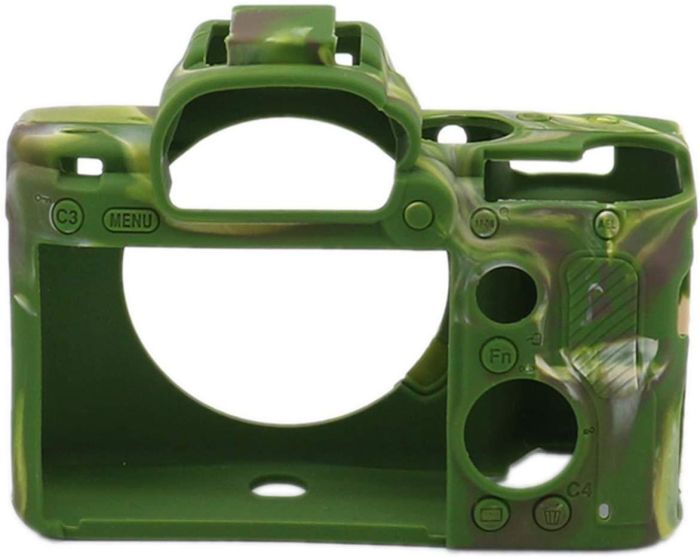 Захисний силіконовий чохол для фотоапаратів SONY A7 III, A7r III, A7s III, A9 - камуфляжний