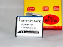 Акумулятори BP70A (BP-70A, BP-70EP, EA-BP70A, EA-BP70A, SLB-70A) для камер SAMSUNG - 750 ma