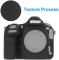 Захисний силіконовий чохол для фотоапаратів Nikon D850 - чорний