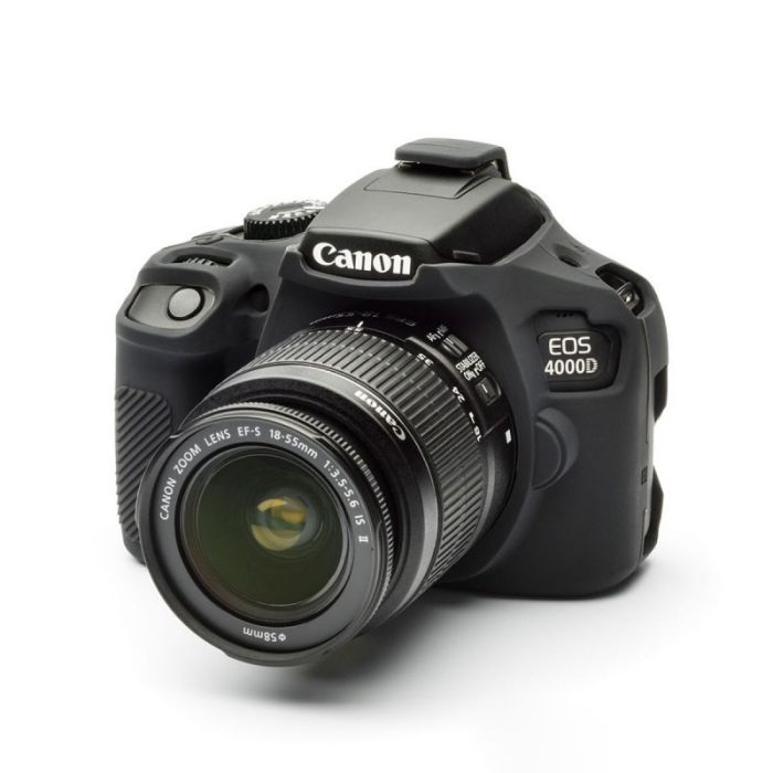 Захисний силіконовий чохол для фотоапаратів Canon EOS 4000D, 3000D — чорний