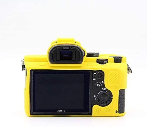 Захисний силіконовий чохол для фотоапаратів SONY A7 II, A7r II, A7s II - жовтий