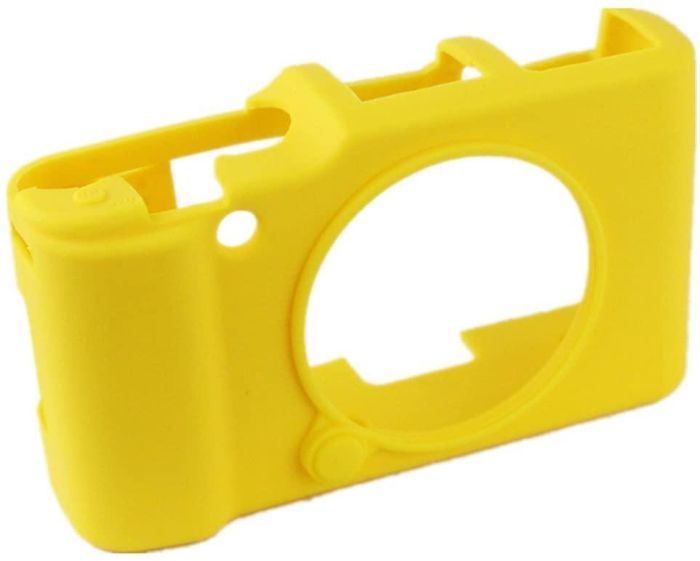 Захисний силіконовий чохол для фотоапаратів FujiFilm XA2, XA1, XM1, XM2 - жовтий