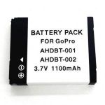 Акумулятор AHDBT-001 (AHDBT-002) для GoPro Hero 2, HD HERO, - аналог на 1100 ma