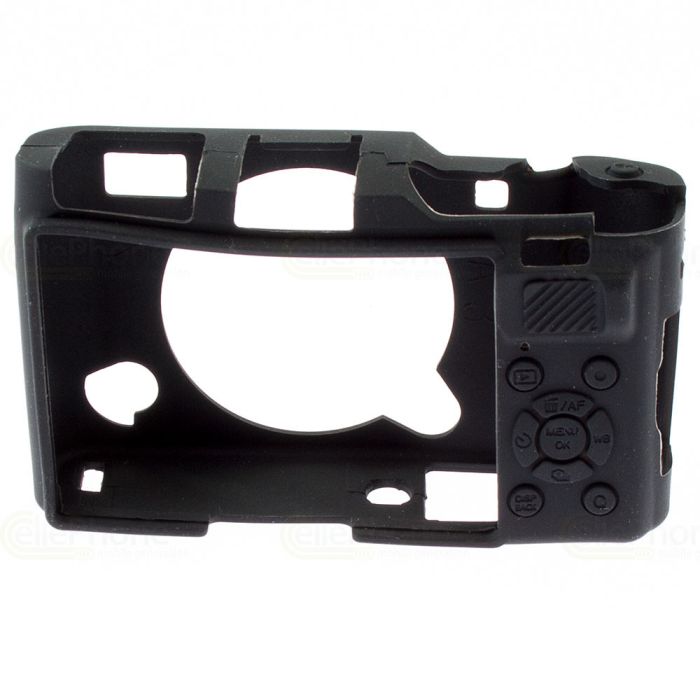 Захисний силіконовий чохол для фотоапаратів FujiFilm X-A5, X-A10 - жовтий