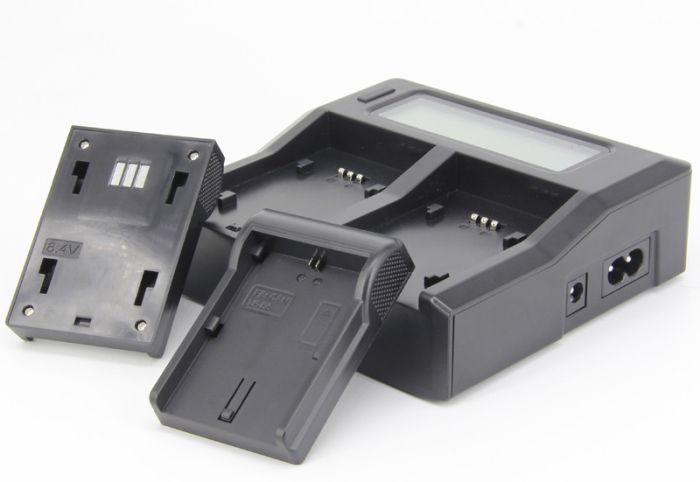 Професійний зарядний пристрій J-DC-LCD для SONY (акб NP-FM500H, NP-F550/F570/F750/F770/F950/F960/F970)