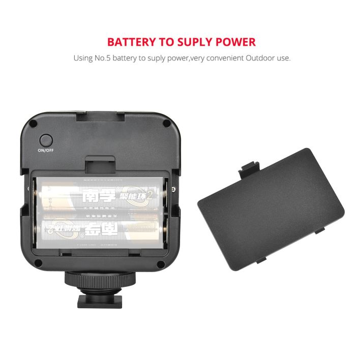 Накамерне світло (mini LED) D49R - Mcoplus