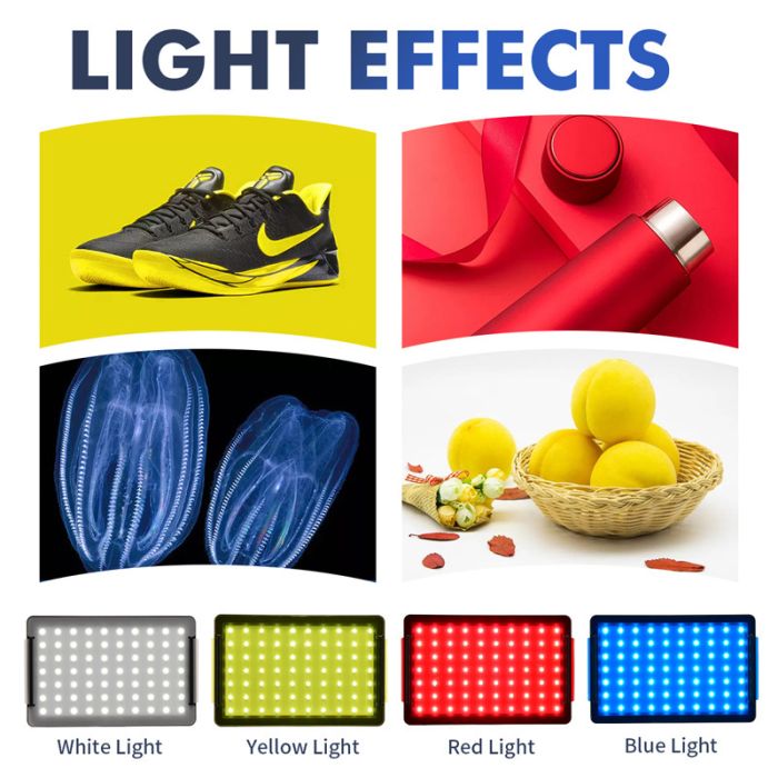 Комплект для предметного знімання LED-світла Teyeleec (3 x LED світильника зі стійками + стіл PT-0610 (60 X 100 СМ