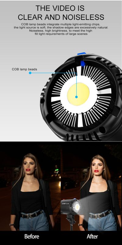 Комплект постійного студійного світла — Zomei — KW-150MS (150 ватів) + софтбокс окгон 95 см + стійка 2.8 м