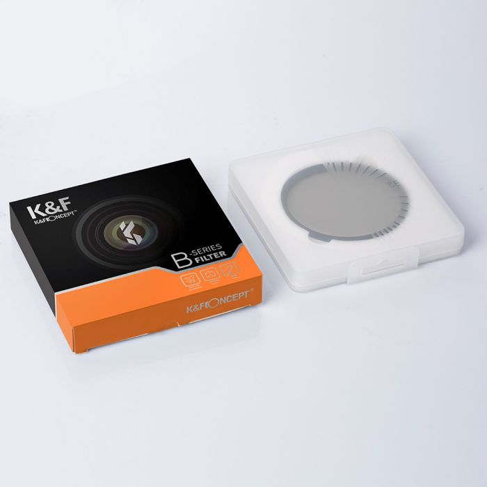 Нейтрально-сірий світлофільтр K&F Concept зі змінною щільністю 43 мм ND2 — ND400 (Slim Variable/Fader NDX)